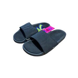 Kikks Slippas BDN2108-001 Men's Sz 8 Black Brandons Slip-On Sandals Slides